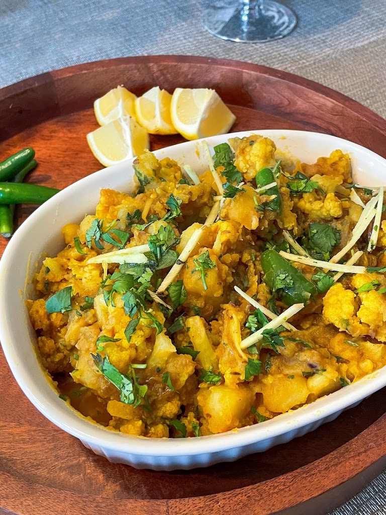 Aloo Gobi (Potato and Cauliflower Sabji)