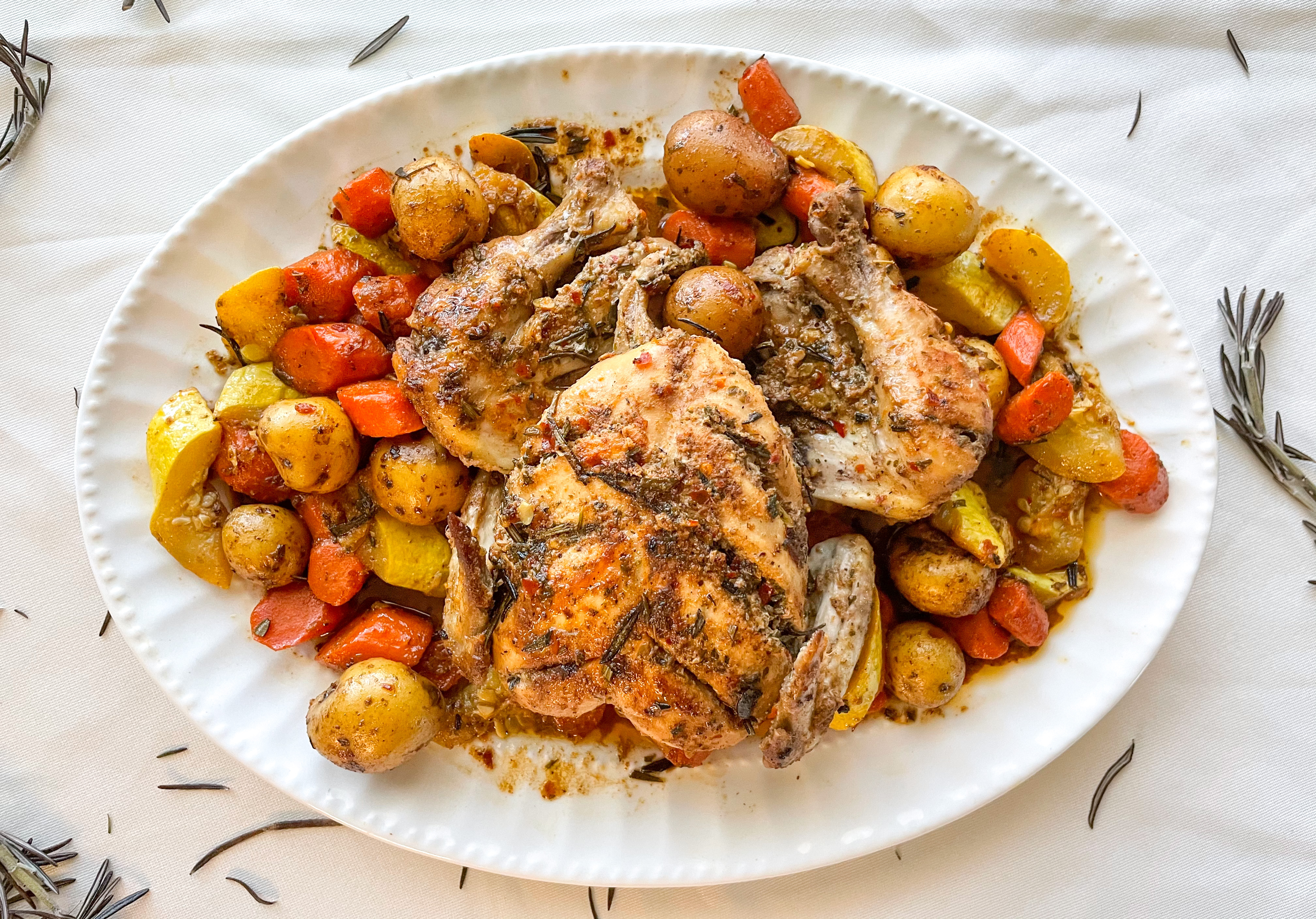 Roast Chicken With Butter And Herbs