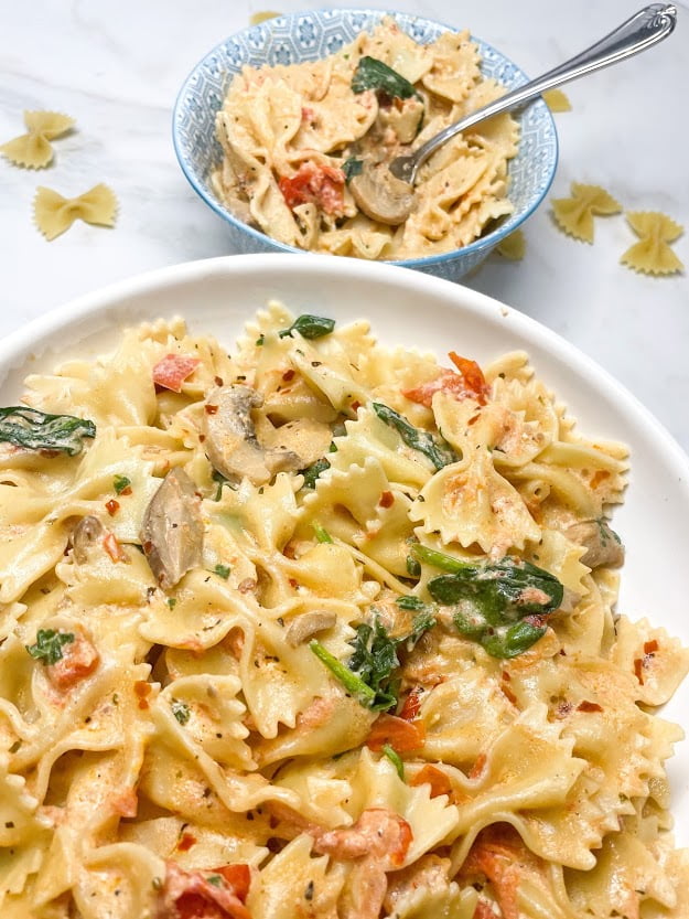 Creamy Pasta with feta cheese