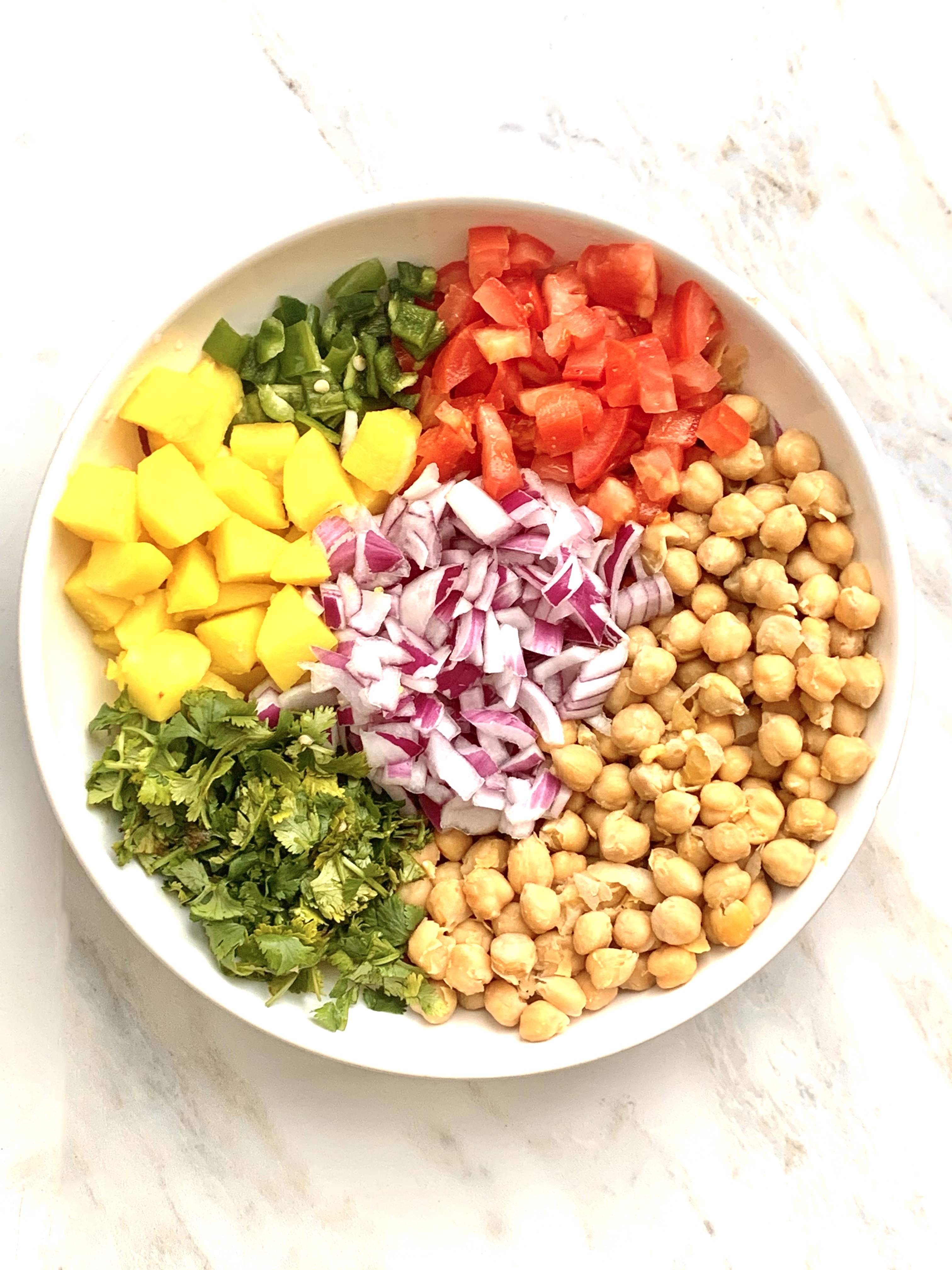 Colorful Channa Chaat