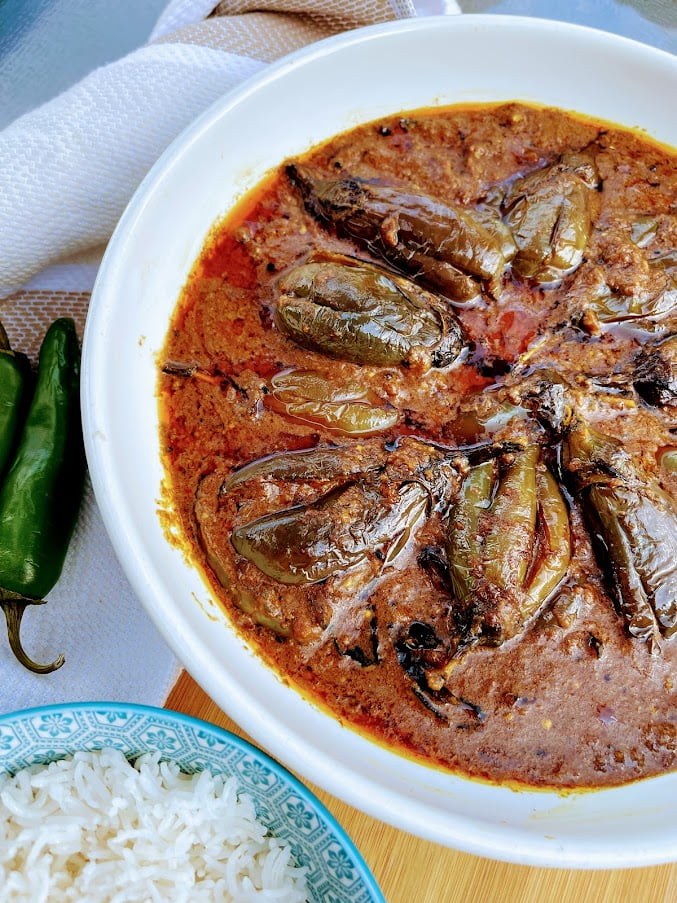  Hyderabadi Eggplant Curry 