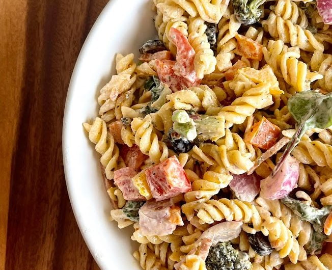 The Ultimate Summer Pasta Salad With Ranch