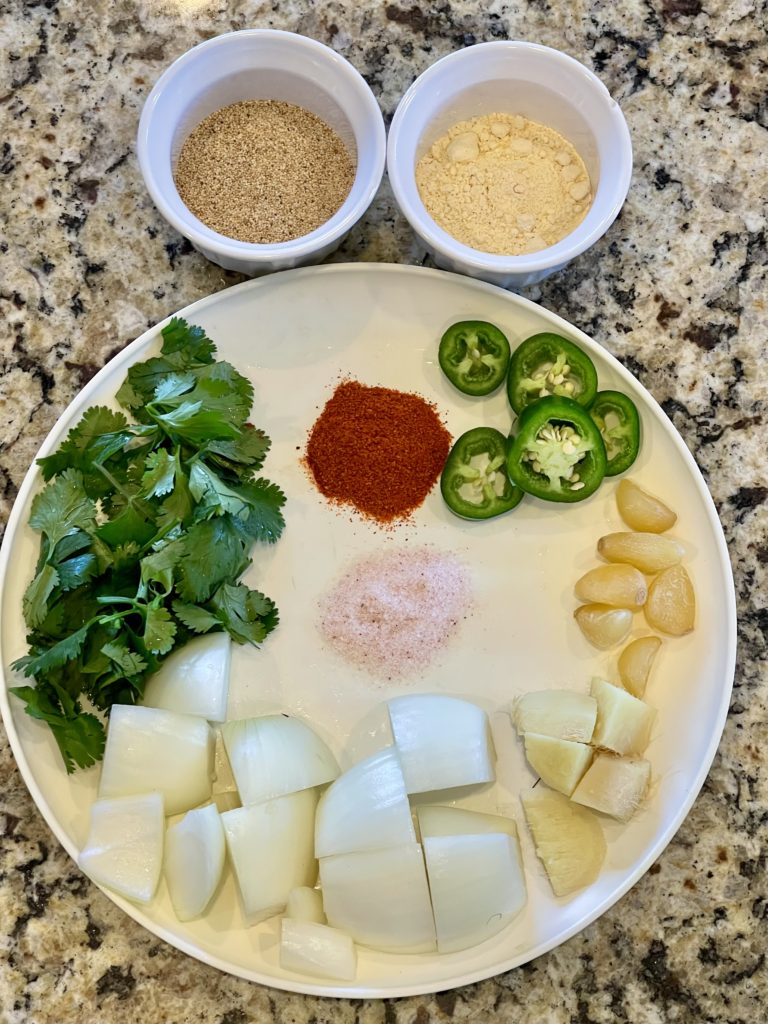 Ingredients for Kofta Curry