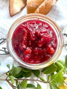 Homemade Cranberry Sauce With Spices