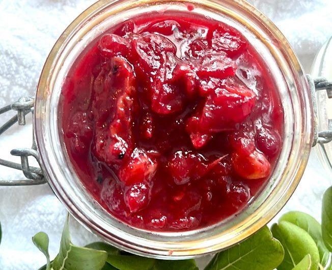 Homemade Cranberry Chutney 
