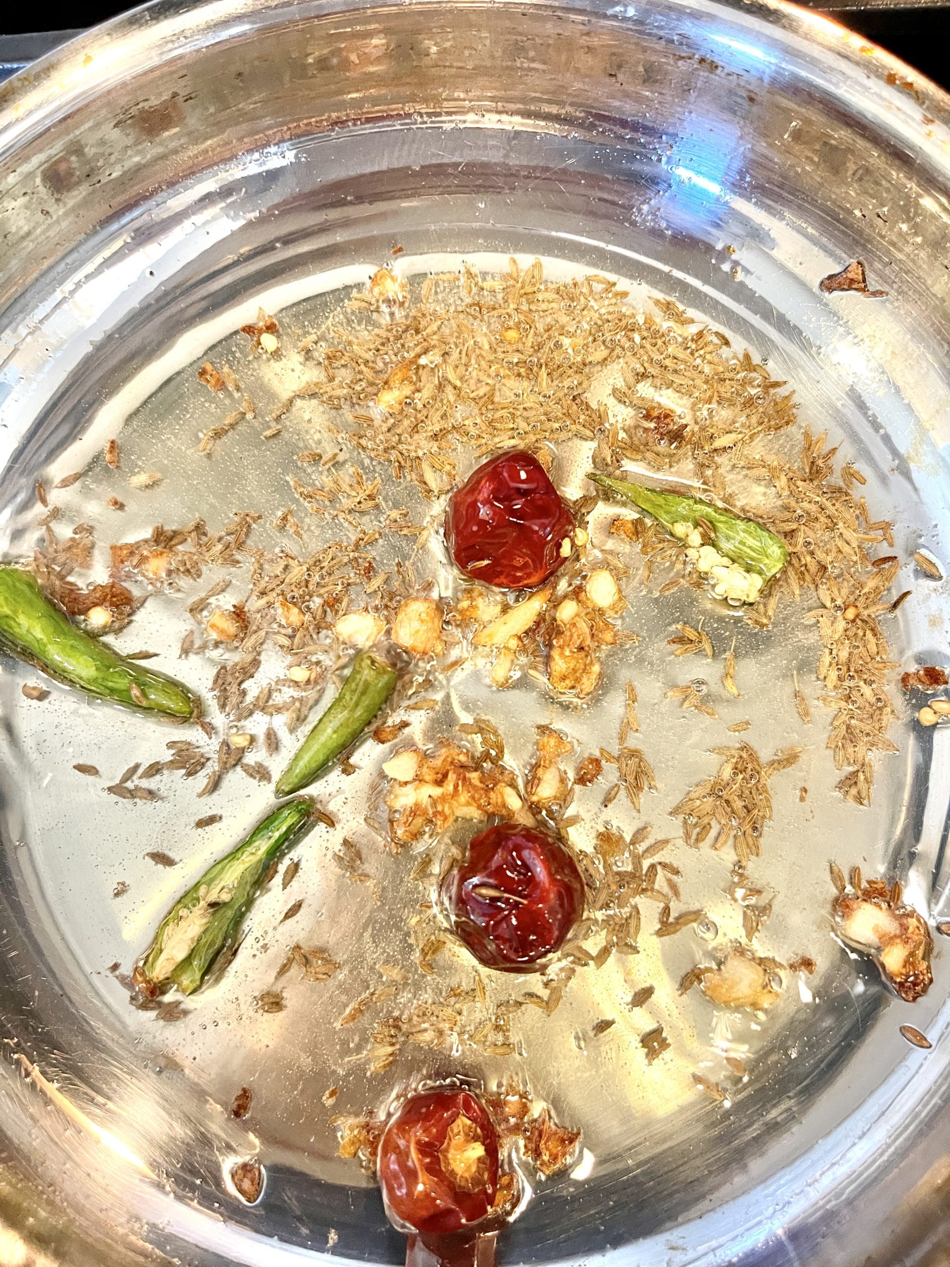 Tarka ready for Dal recipe