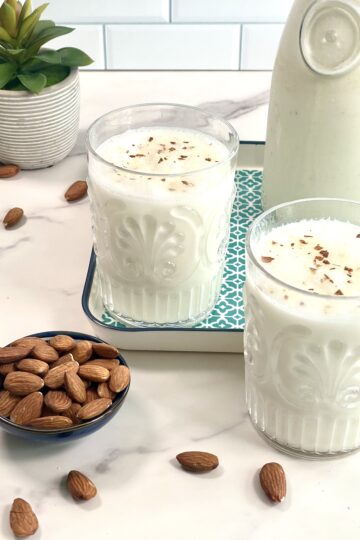 Almond milk badam ka sharbat