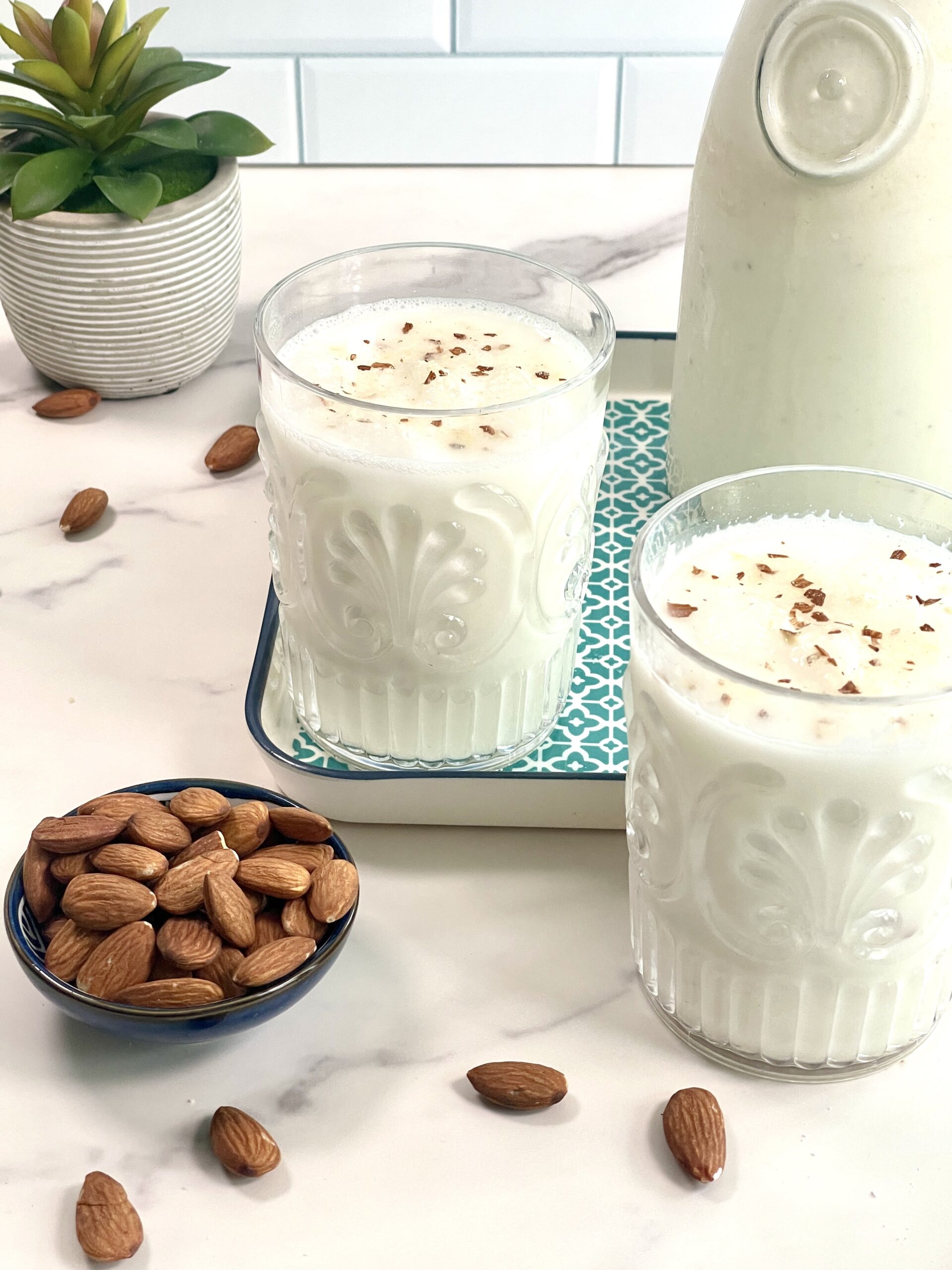 Almond milk badam ka sharbat