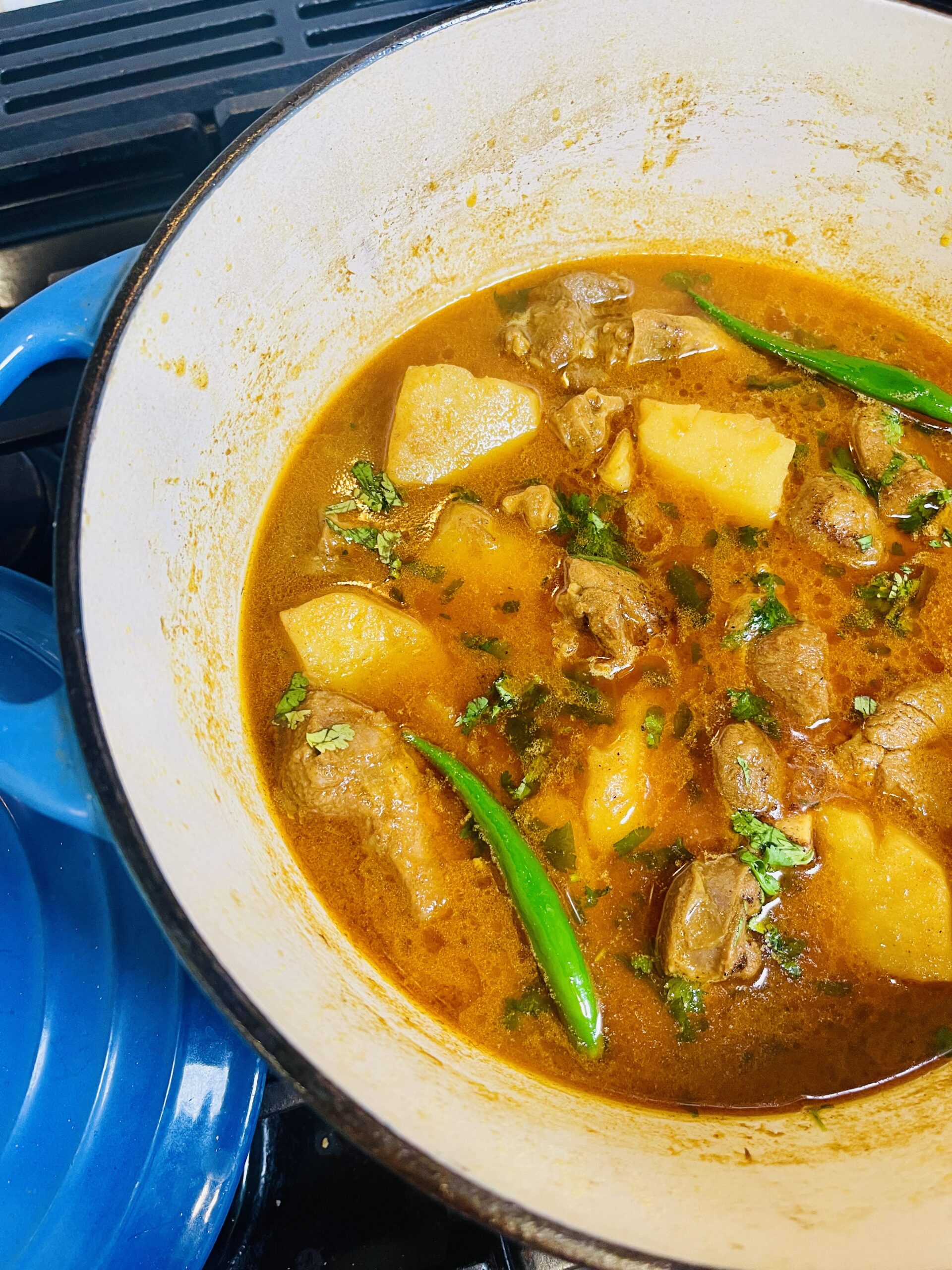 Pakistani Style Aloo Gosht