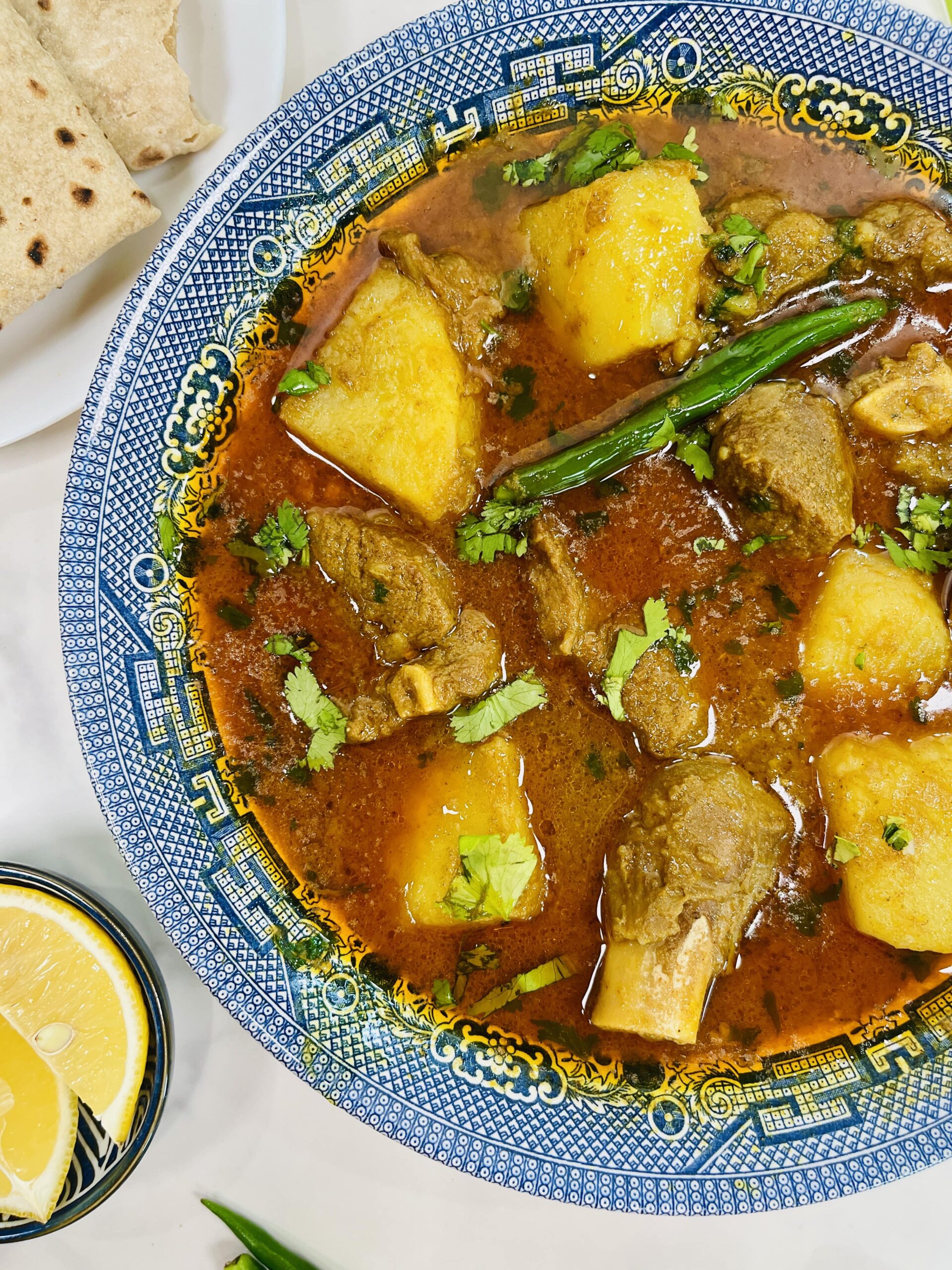 Pakistani Style Aloo Gosht