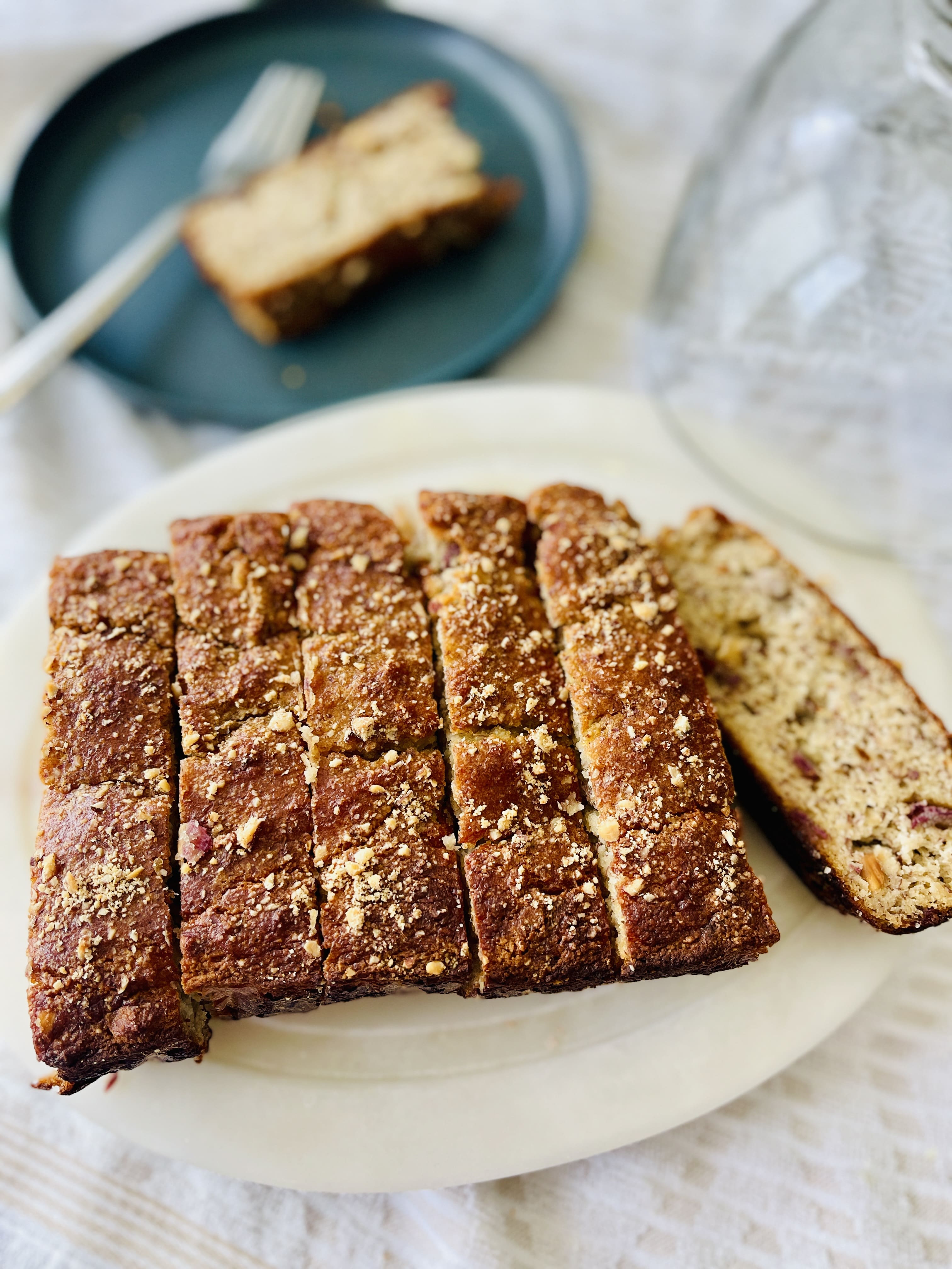 Gluten Free banana bread with almond flour and dates