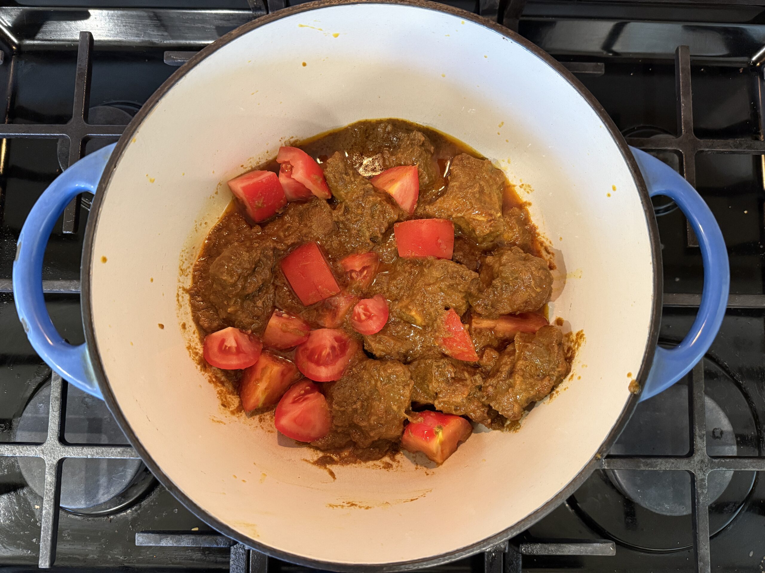 Easy Pakistani Gajar Gosht made with tender meat and carrots